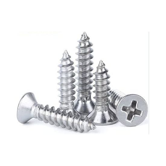 COUNTER SUNK TAPPING SCREW WITH CROSS RECESS DRIVE H TYPE