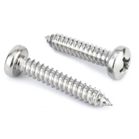 PAN HEAD TAPPING SCREW WITH CROSS RECESS DRIVE H TYPE